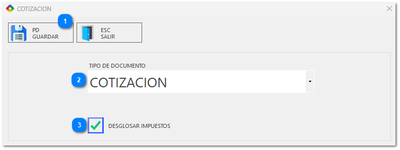 4.9. COTIZACIONES