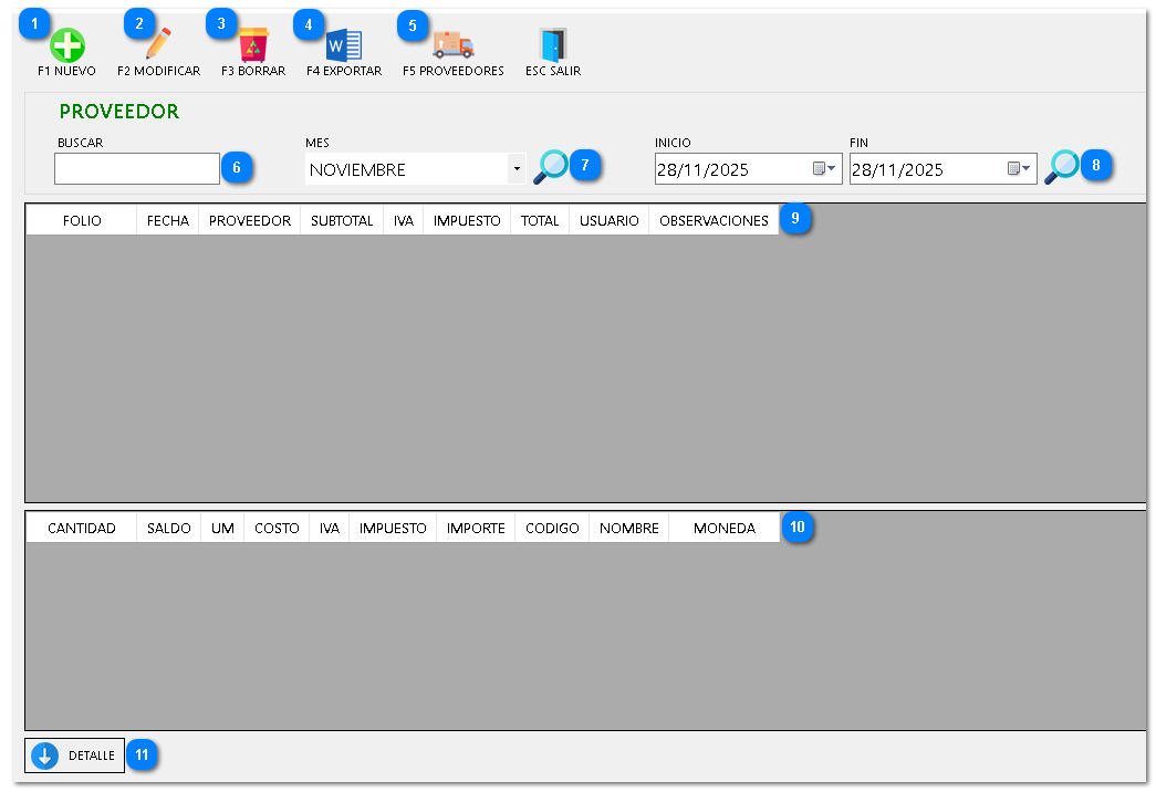 7.2. PEDIDOS A PROVEEDOR