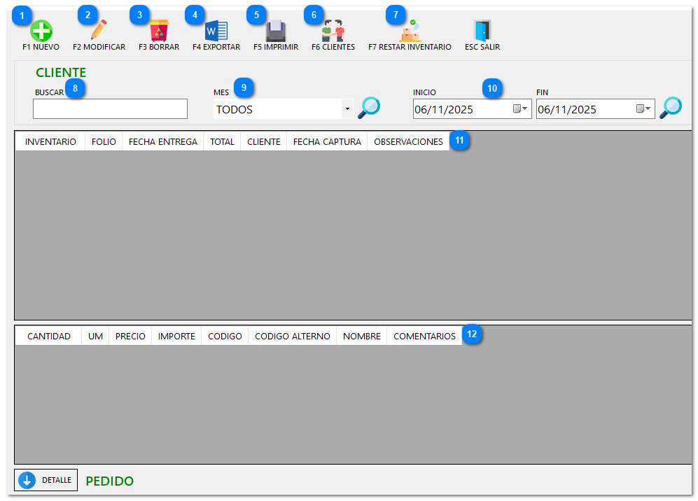 6.2. PEDIDOS DE CLIENTES BÁSICO