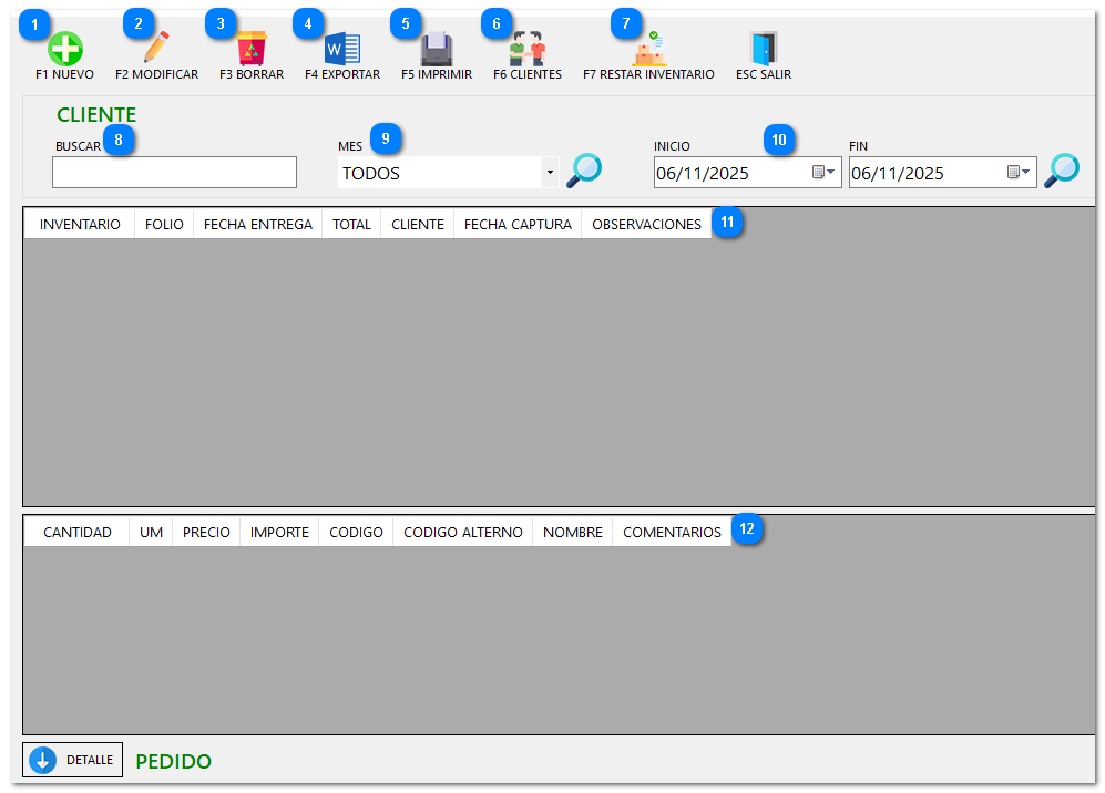 6.2. PEDIDOS DE CLIENTES BÁSICO