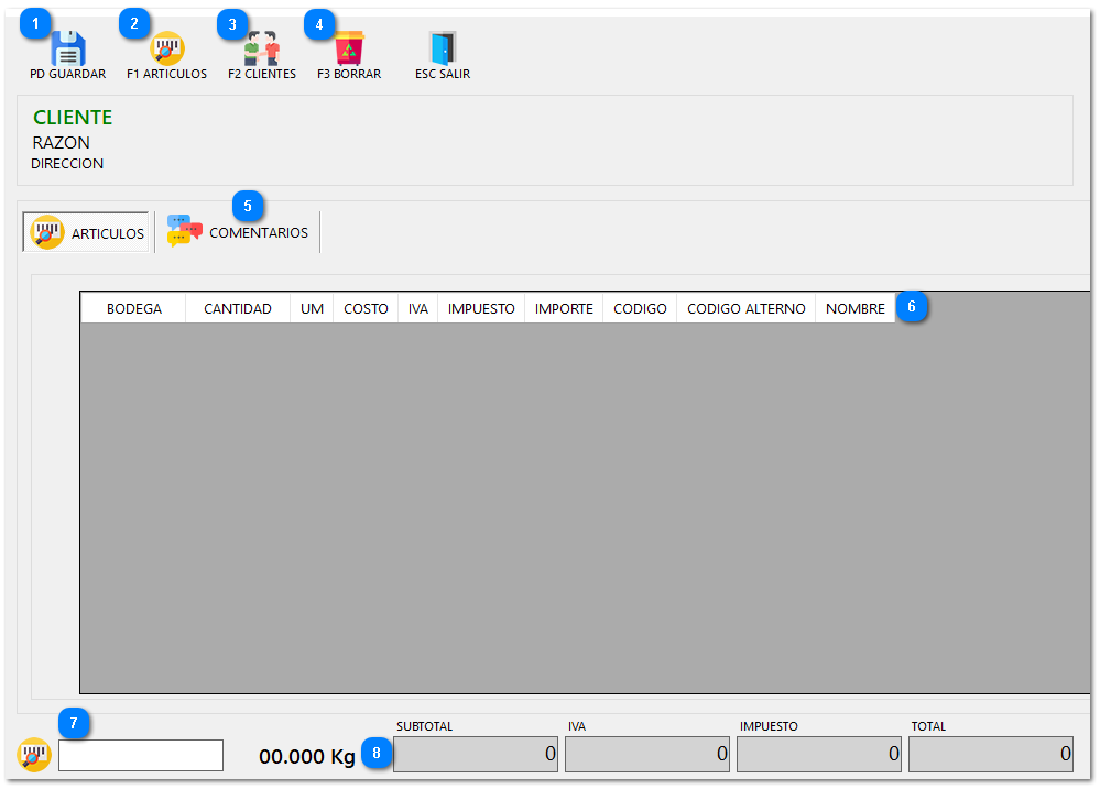6.1. PEDIDOS DE CLIENTES