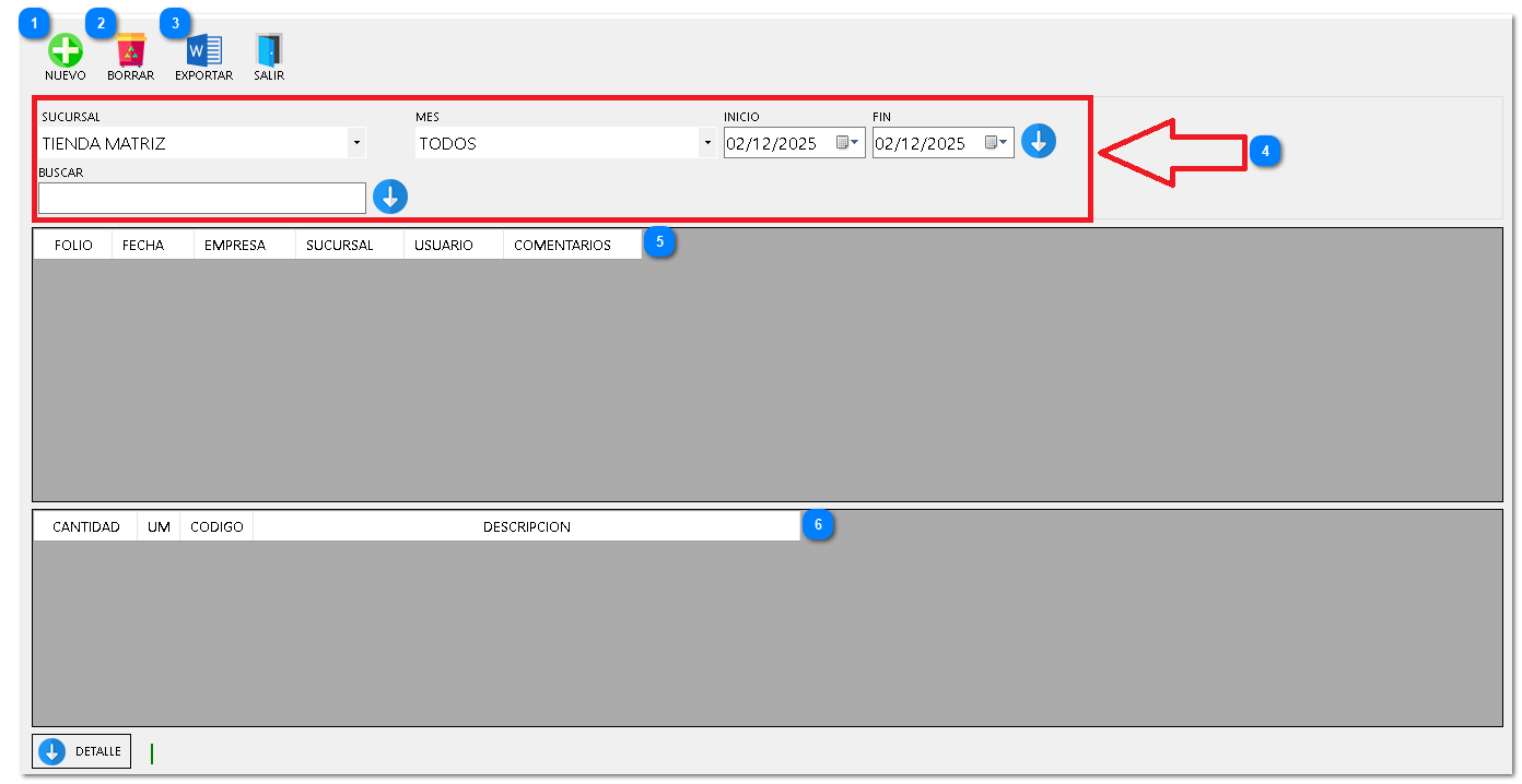 7.6. PEDIDOS INTERNOS