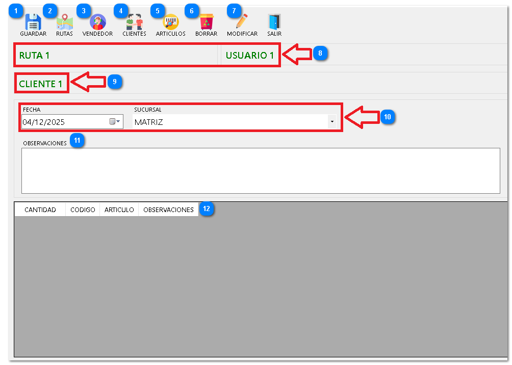 7.7. PEDIDOS PENDIENTES