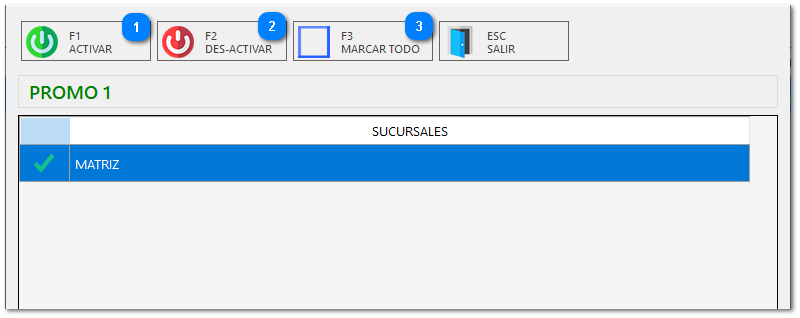2.7. PROMOCIONES ACTIVAS