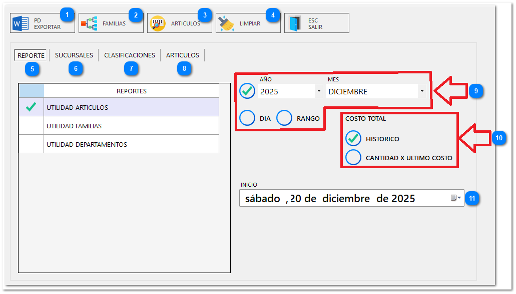 9.1.1. VENTA UTILIDAD